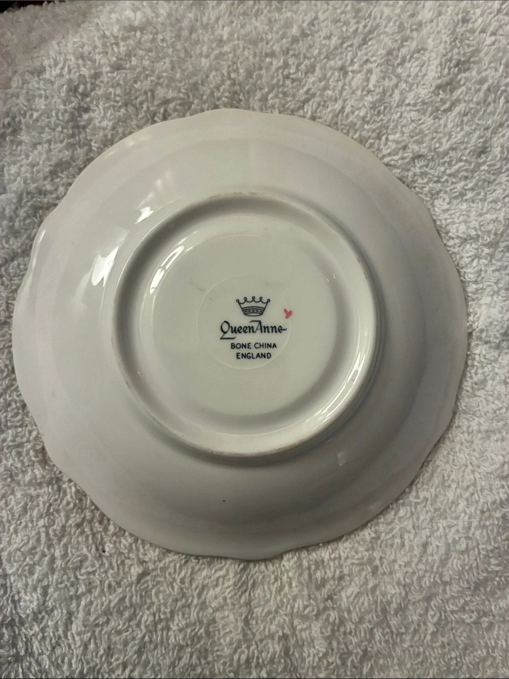 Queen Anne Bone China saucer